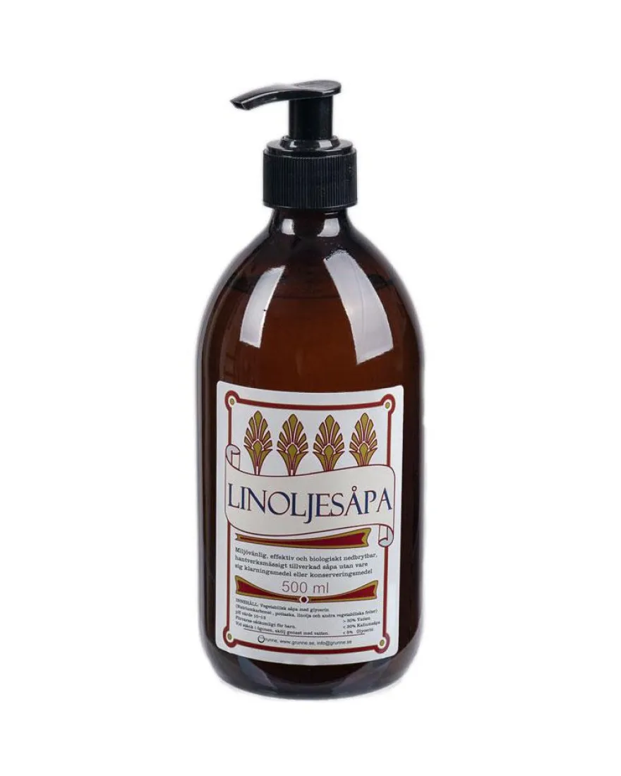 Linoljesåpa - Mandeldoft 0.5 L