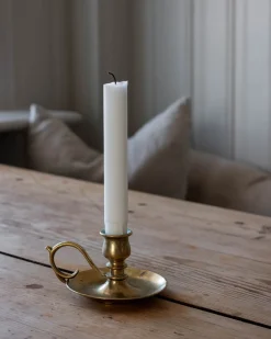 Ljusstake mässing - Bordsljusstake liten