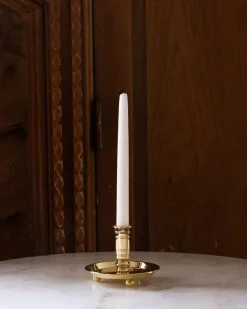 Ljusstake mässing - Solliden