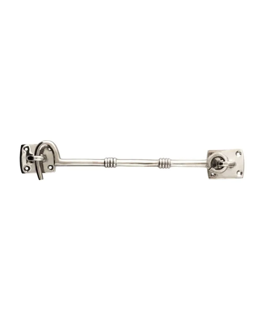 Lång hasp nickel - Kasthake 250 mm