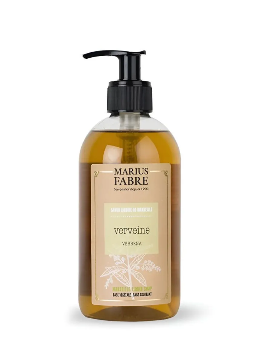 Marius Fabre - Flytande marseilletvål med doft av verbena 400 ml