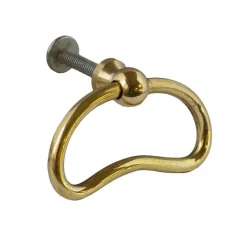 Möbelbeslag - Schatullhandtag mässing