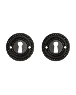 Nyckelskylt - Gjutjärn ornamenterad 59 mm