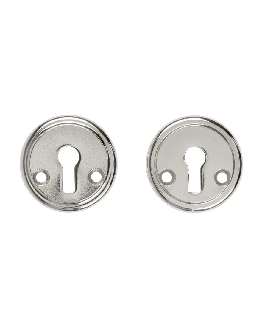 Nyckelskylt - Låsbolaget 7 nickel 48 mm