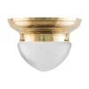 Plafond - Taklampa Frödingplafond 200 mässing, slipat mattglas