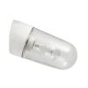 Porslinslampa IP20 - Vit/sned