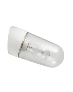 Porslinslampa IP20 - Vit/sned