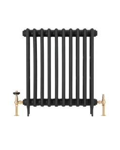 Radiatorventil termostat - Kensington mässing/trä