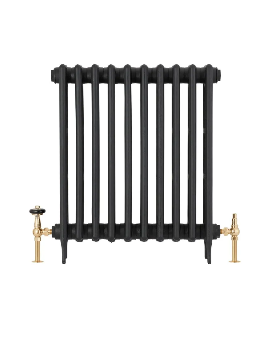 Radiatorventil termostat - Kensington mässing/trä