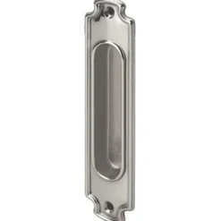 Skjutdörrshandtag - Linnéstaden nickel 160x37 mm