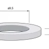 Slitring till gångjärn - Aug Stenman 9,5 x 2 mm