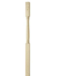 Svarvad pelare - Gran 2500 x 130 mm
