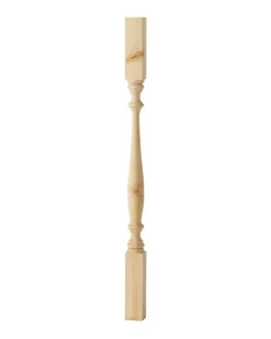 Svarvad stolpe - Furu 900 x 53 mm