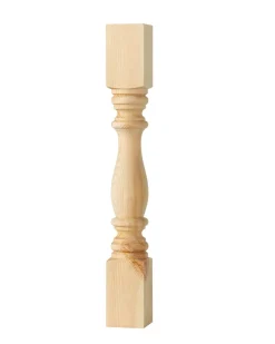 Svarvad stolpe - Furu 500 x 65 mm