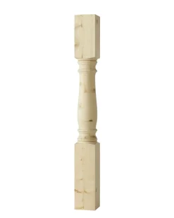 Svarvad stolpe - Gran 1180 x 130 mm