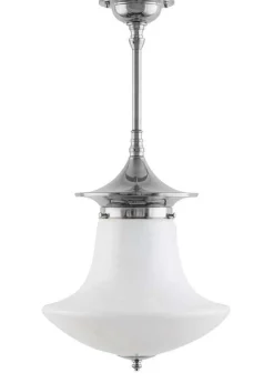Taklampa - Dahlbergspendel 100 nickel, klottrattskärm