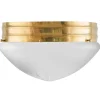 Taklampa - Heidenstamplafond 300 mässing, mattglas