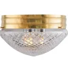 Taklampa - Heidenstamplafond 300 mässing, klarglas