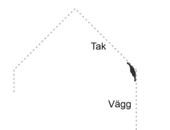 Taklist för snedtak 135% - Svanhals 21x95 mm