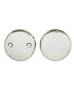 Täckskylt nickel 55 mm - För dörrhål