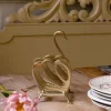 Toast- & servettställ mässing - Svan