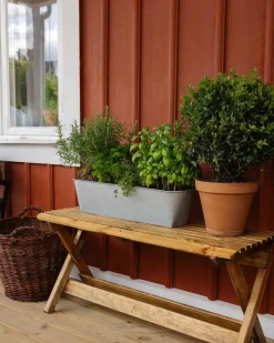 Trädgårdbänk Äppelviken - Obehandlad furu