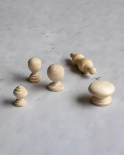 Träknopp - Svarvad 38 mm