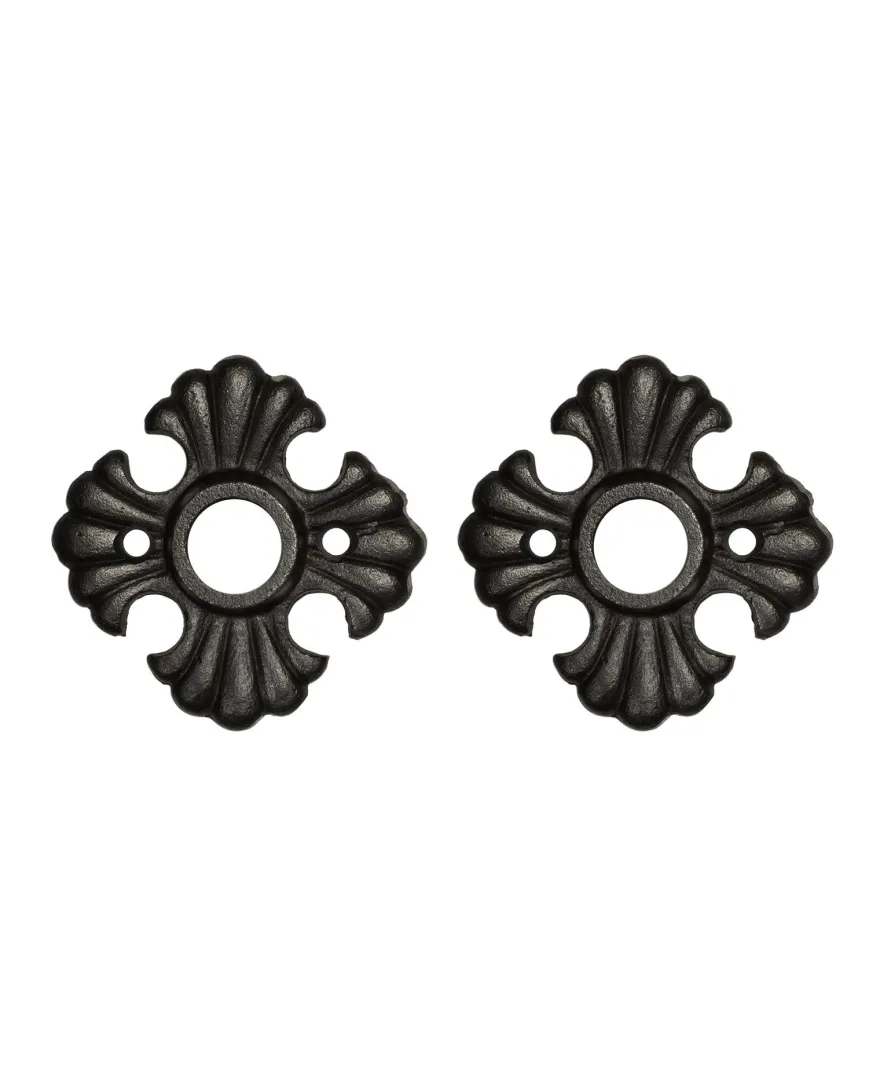 Tryckesbricka - Gjutjärn ornamenterad 72 mm