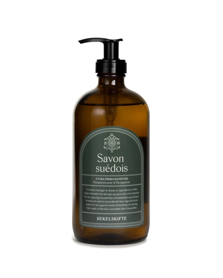 Tvål - Savon Suédois 480 ml - Pamplemousse & Bergamote