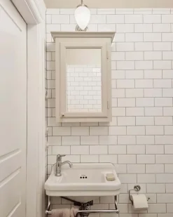 Tvättställ Burlington - Edwardian JR 51 cm med handduksstång