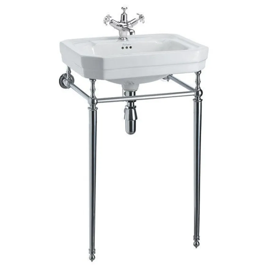 Tvättställ - Burlington Victorian 56 cm med kromställning
