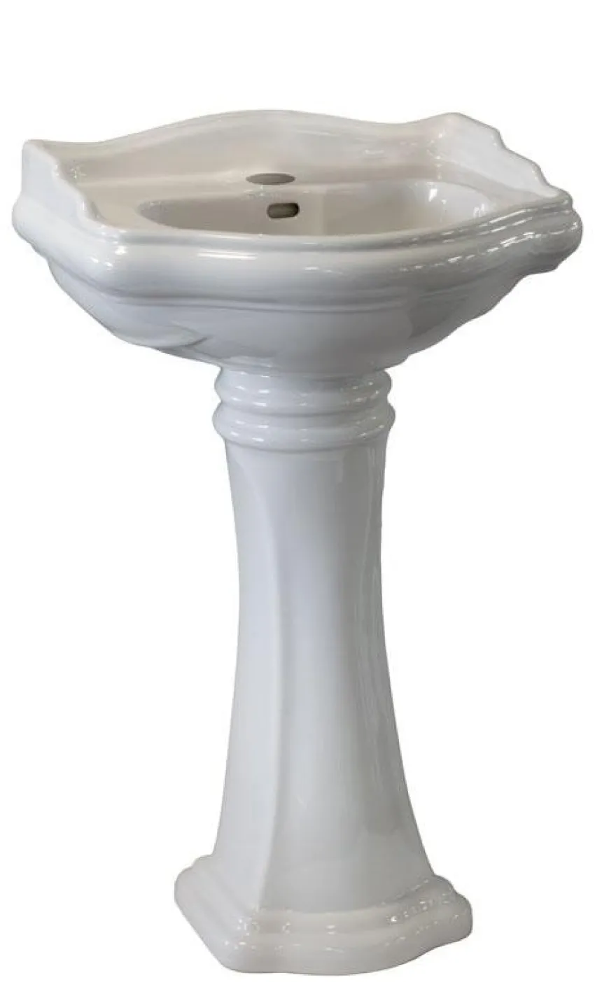 Tvättställ Camden - 55 cm, piedestal