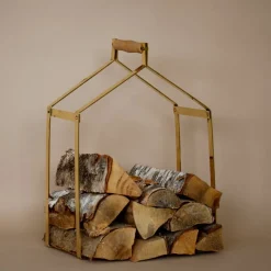 Vedhämtare - Mässing 51 x 38 x 20 cm