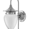 Vägglampa - Fryxell nickel, slipat mattglas