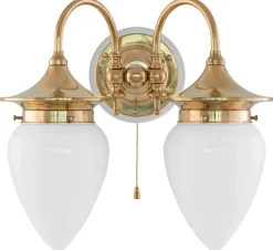 Vägglampa - Tigerstedt, opalvit