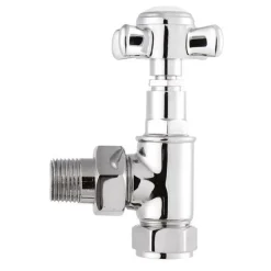 Vinklade ventiler - Till handdukstork Juliet & Sophia, krom