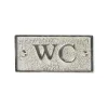 WC-skylt - Nickel