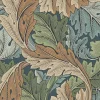 William Morris & Co. Tapet - Acanthus Slate Blue/Thyme