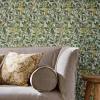 William Morris & Co. Tapet - Arbutus Green/Terracotta