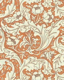 William Morris & Co. Tapet - Bachelor´s Button Burnt Orange/Sky