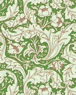 William Morris & Co. Tapet - Bachelor´s Button Leaf Green/Sky
