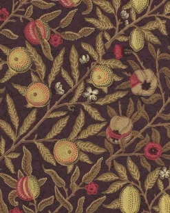 William Morris & Co. Tapet - Fruit Wine/Manilla