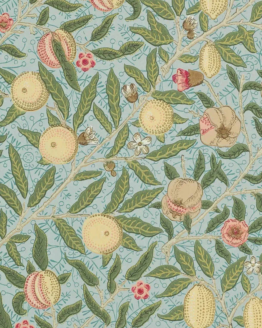William Morris & Co. Tapet - Fruit Slate/Thyme