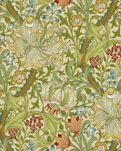 William Morris & Co. Tapet - Golden Lily Pale Biscuit