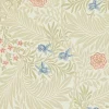 William Morris & Co. Tapet - Larkspur Manilla/Old Rose