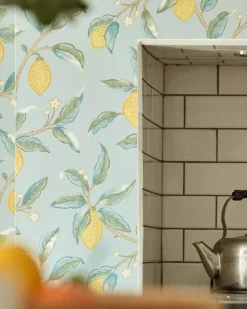 William Morris & Co. Tapet - Lemontree bay leaf