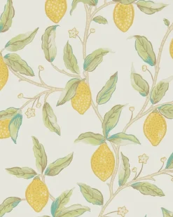 William Morris & Co. Tapet - Lemontree bay leaf