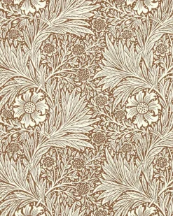William Morris & Co. Tapet - Marigold Chocolate/Cream