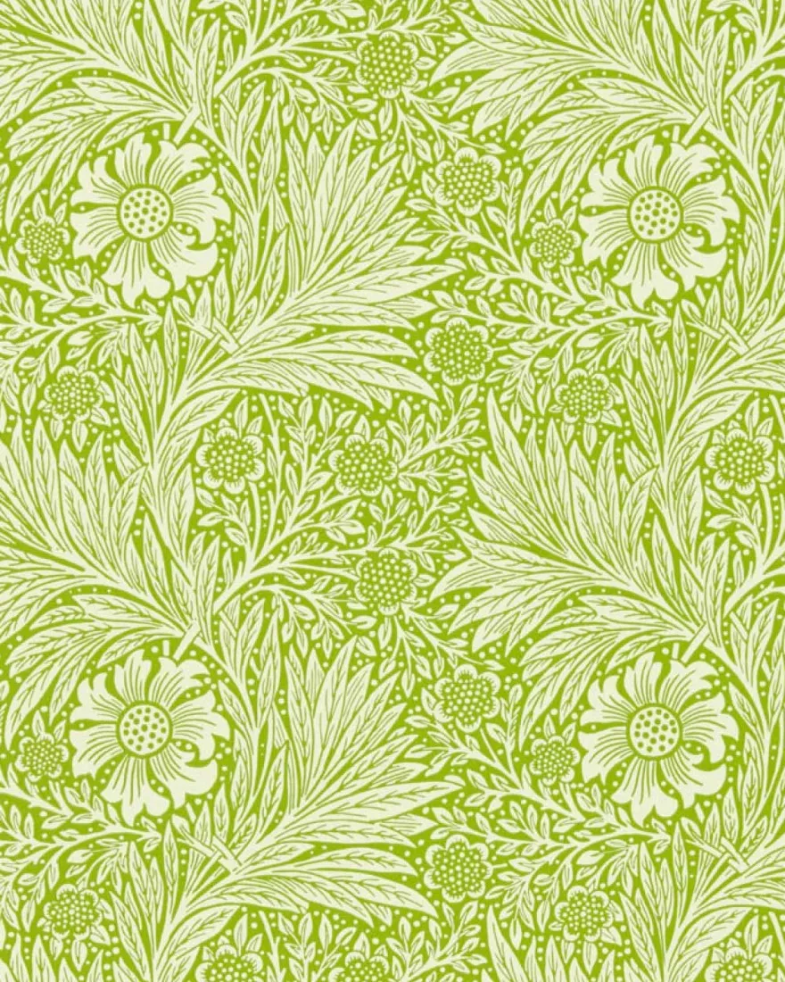 William Morris & Co. Tapet - Marigold Sap Green