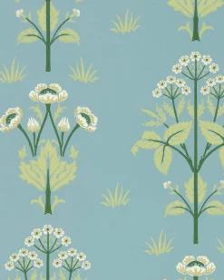 William Morris & Co. Tapet - Meadow Sweet Mineral Blue